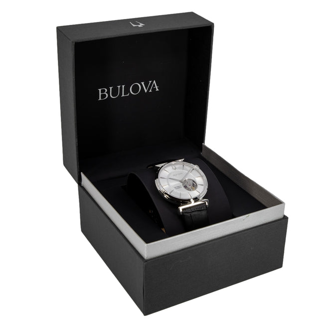 Bulova Herrenuhr 96A240 Klassisches Silbernes Zifferblatt