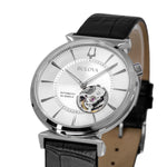 Bulova Herrenuhr 96A240 Klassisches Silbernes Zifferblatt