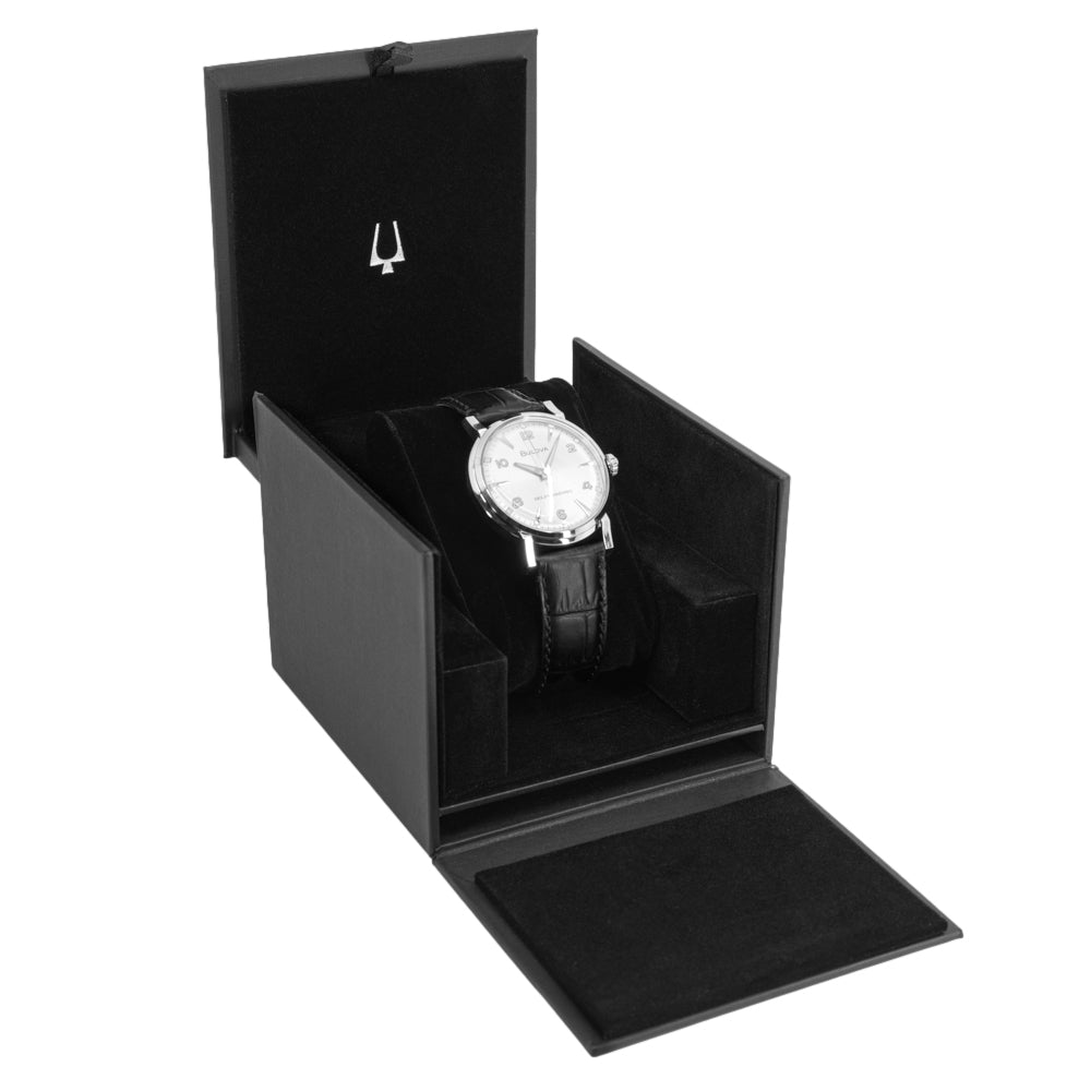 Bulova Ladies 96A244 American Clipper Silver Dial Watch