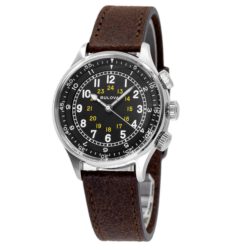 Bulova Herrenuhr 96A245 Pilot A15