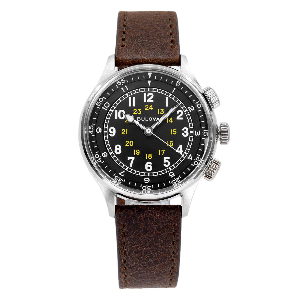 Bulova Herrenuhr 96A245 Pilot A15