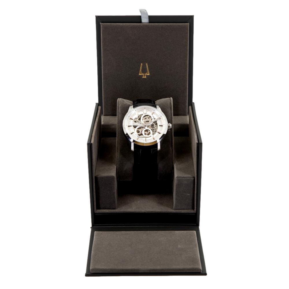 Bulova Men's 96A266 Sutton Skeleton Dial Watch