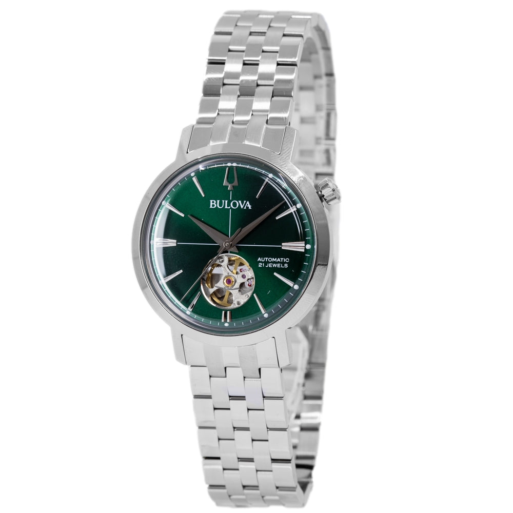 Bulova Men's 96A319 Aerojet 38mm Green Dial Automatic