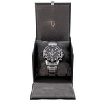 Bulova Men's 96B272 Marine Star Chrono Black Dial Watch