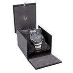 Bulova Men's 96B272 Marine Star Chrono Black Dial Watch
