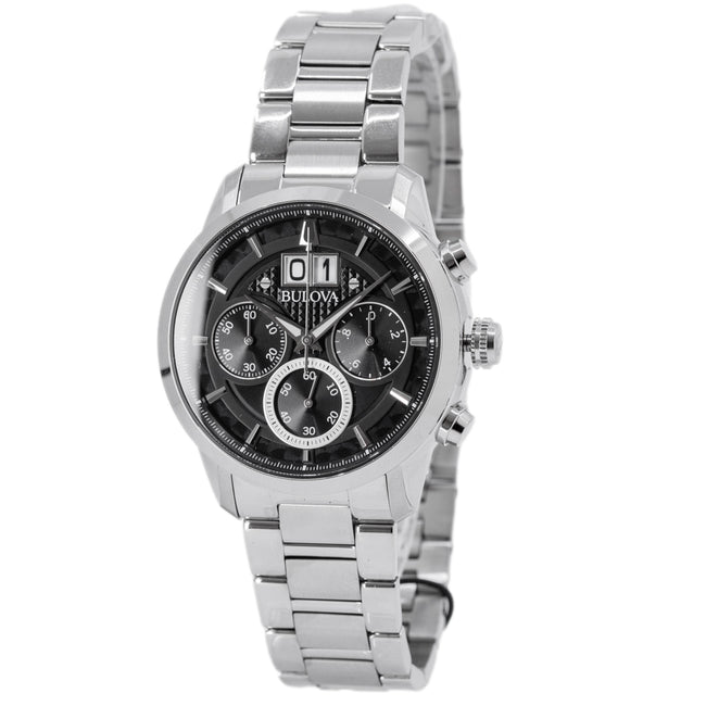 Bulova Men's 96B319 Sutton Big Date Quartz Chronograph