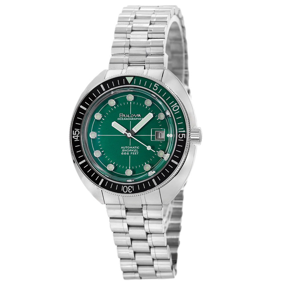 Bulova Herrenuhr 96B322 Archiv Green Devil Taucher