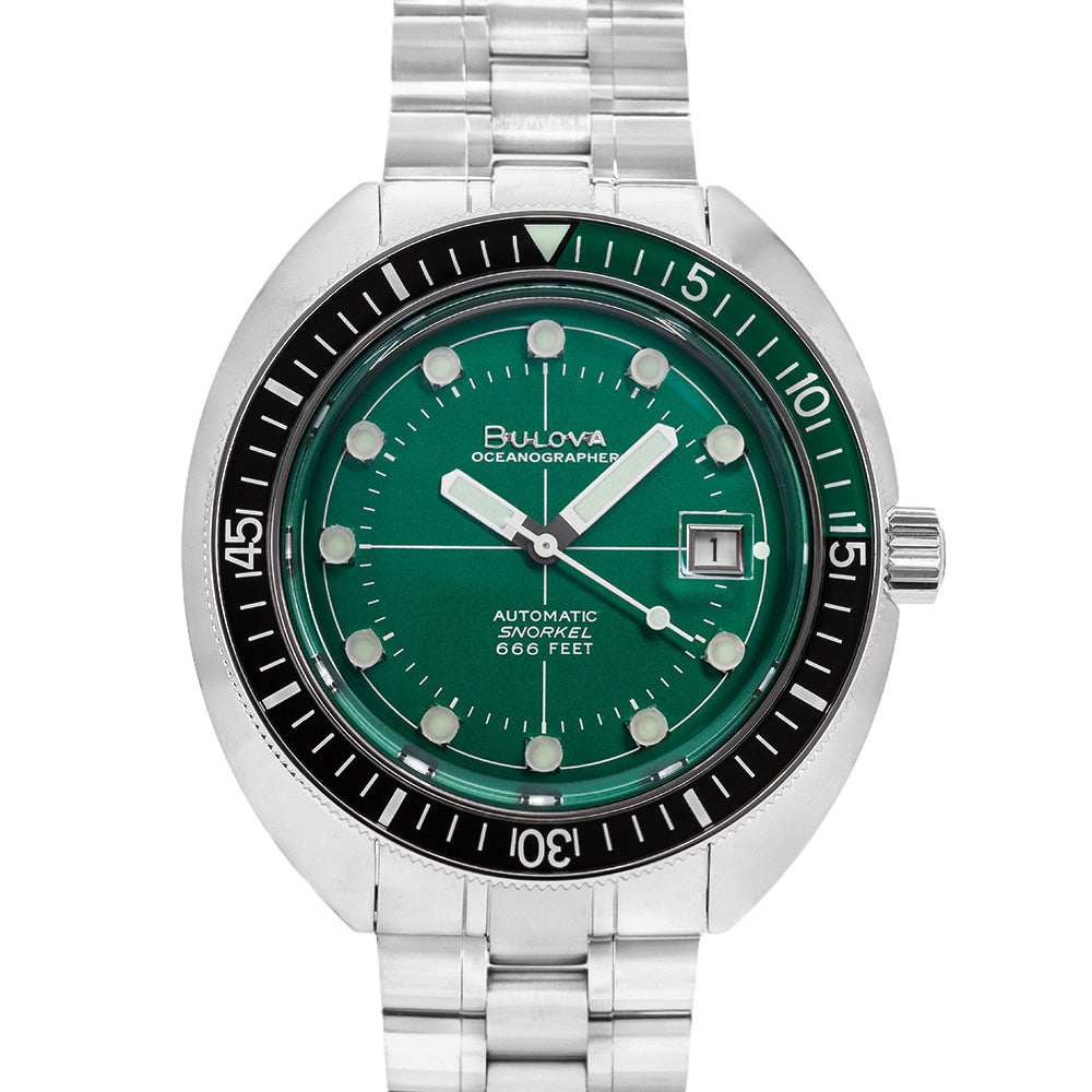 Bulova Herrenuhr 96B322 Archiv Green Devil Taucher