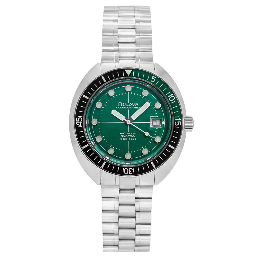 Bulova Herrenuhr 96B322 Archiv Green Devil Taucher