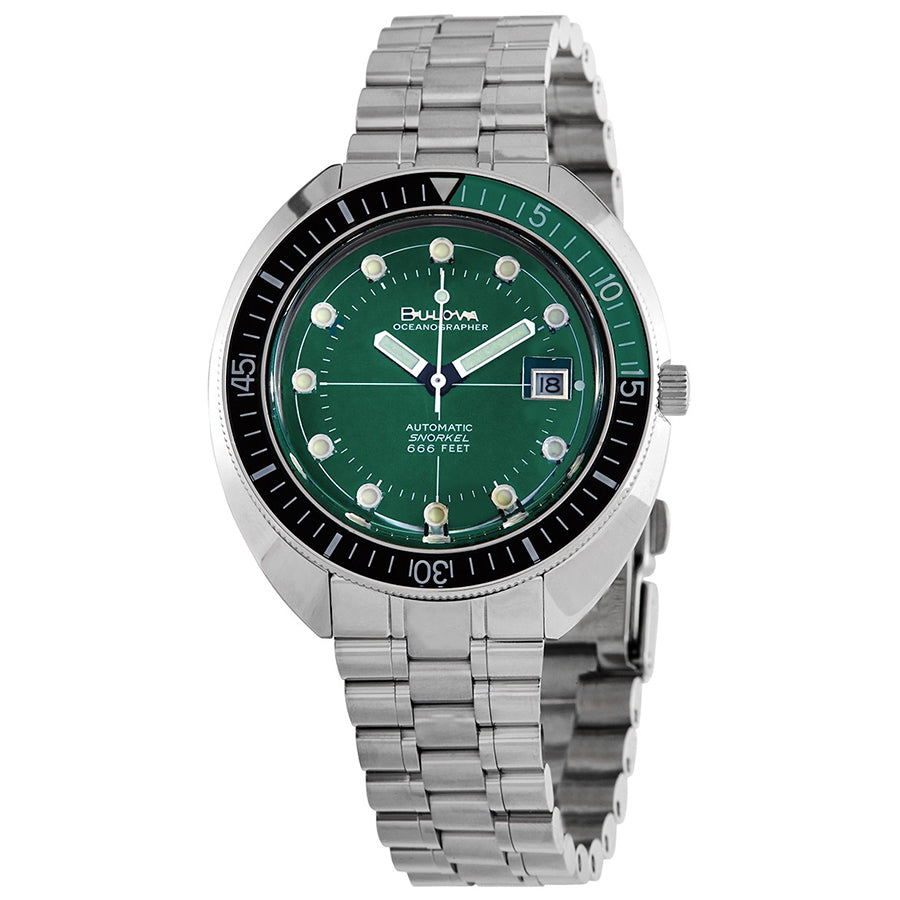 Bulova Herrenuhr 96B322 Archiv Green Devil Taucher