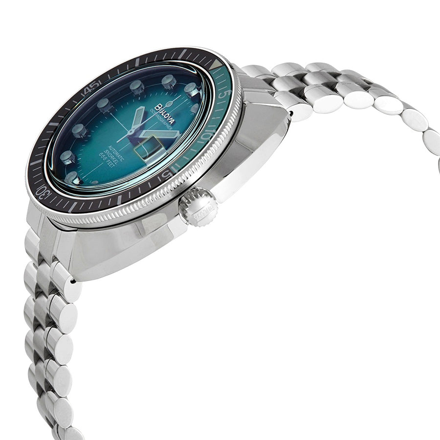 Bulova Herrenuhr 96B322 Archiv Green Devil Taucher
