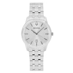 Bulova Herren 96B342 Sutton Silber-Ton Silber Zifferblatt Uhr