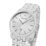Bulova Herren 96B342 Sutton Silber-Ton Silber Zifferblatt Uhr