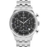 Bulova Herren 96B357 Precisionist Chrono schwarzes Zifferblatt Uhr