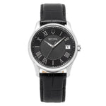 Bulova Men's 96B390 Wilton Black Dial Quartz Watch