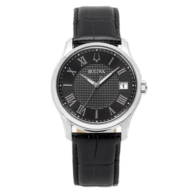 Bulova Men's 96B390 Wilton Black Dial Quartz Watch