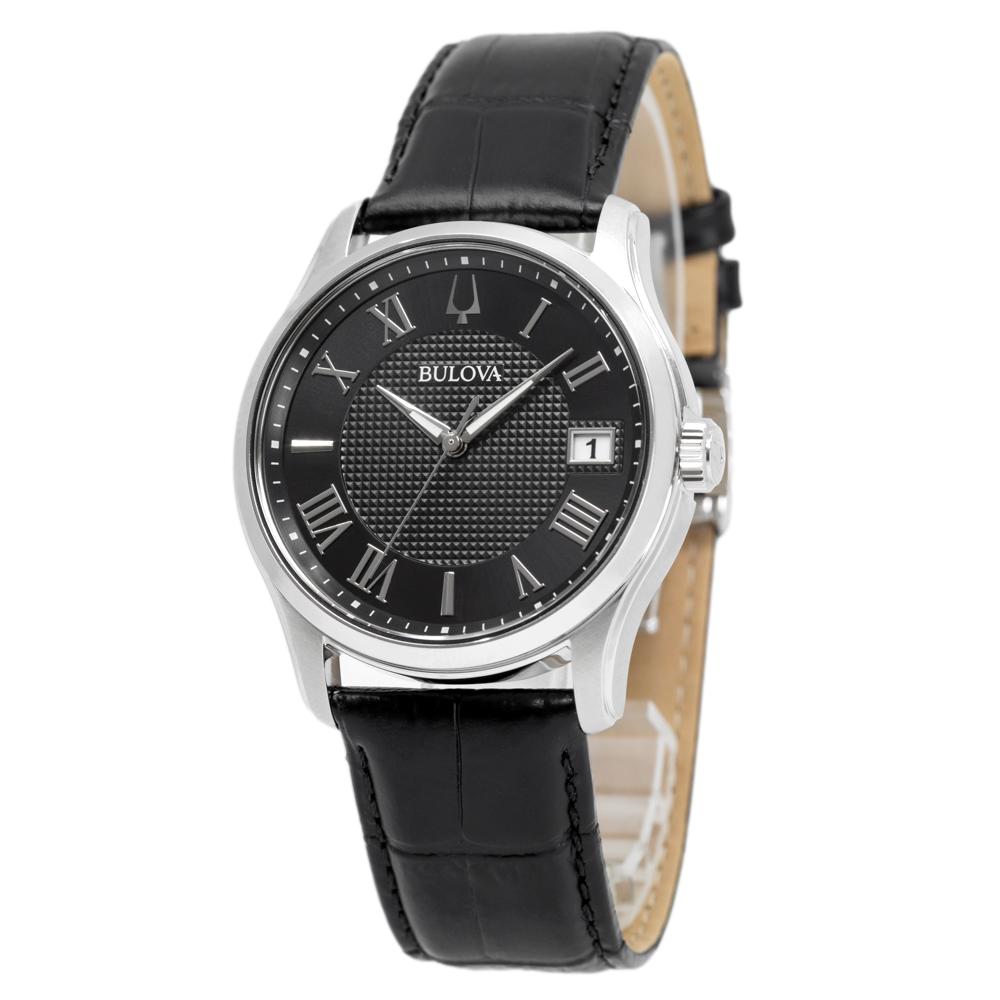 Bulova Men's 96B390 Wilton Black Dial Quartz Watch