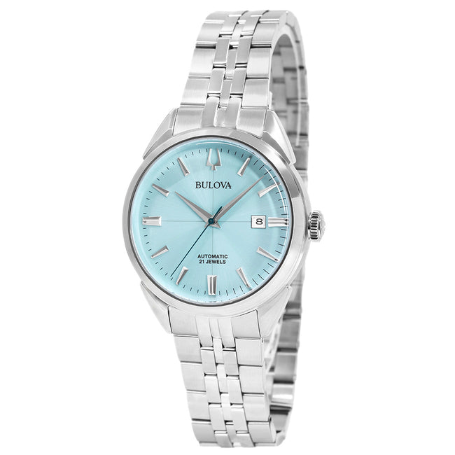 Bulova Men's 96B423 Sutton 41mm Ice Blue Dial Automatic