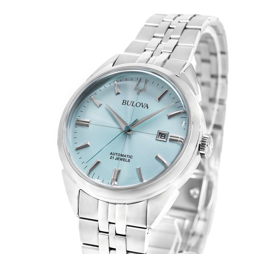 Bulova Men's 96B423 Sutton 41mm Ice Blue Dial Automatic