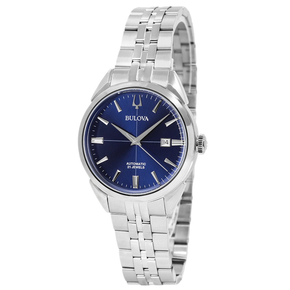 Bulova Men's 96B425 Sutton 41mm Blue Dial Automatic