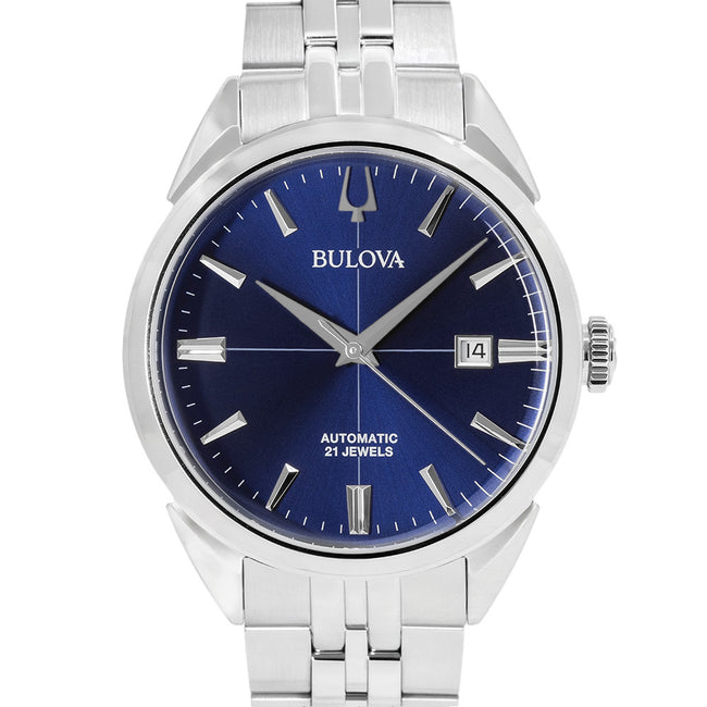 Bulova Men's 96B425 Sutton 41mm Blue Dial Automatic