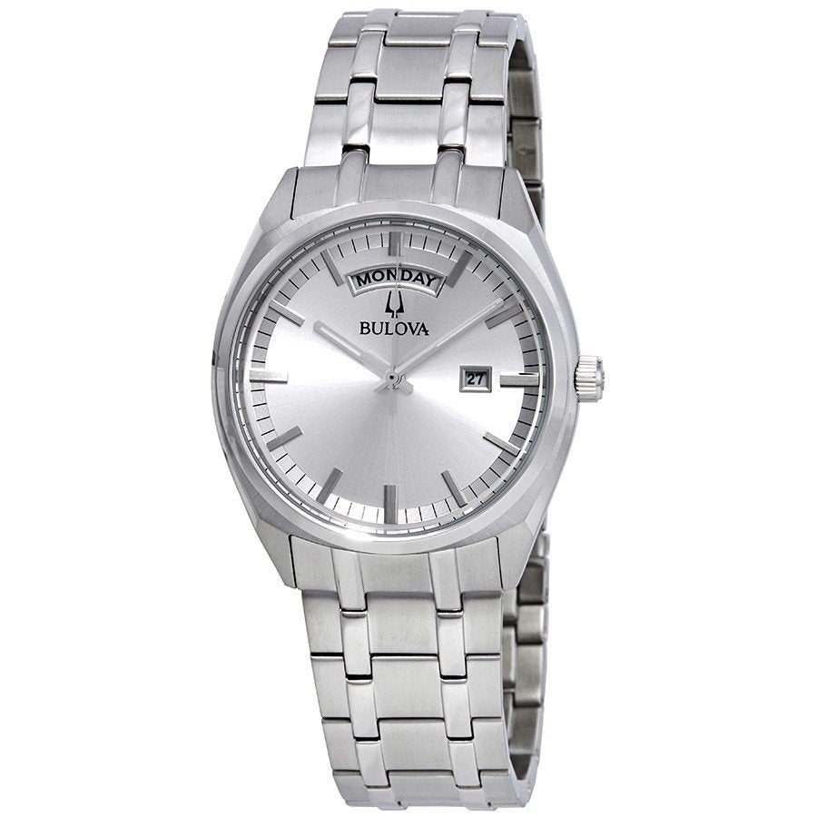 Bulova Men's 96C127 Classic Silver Dial Watch