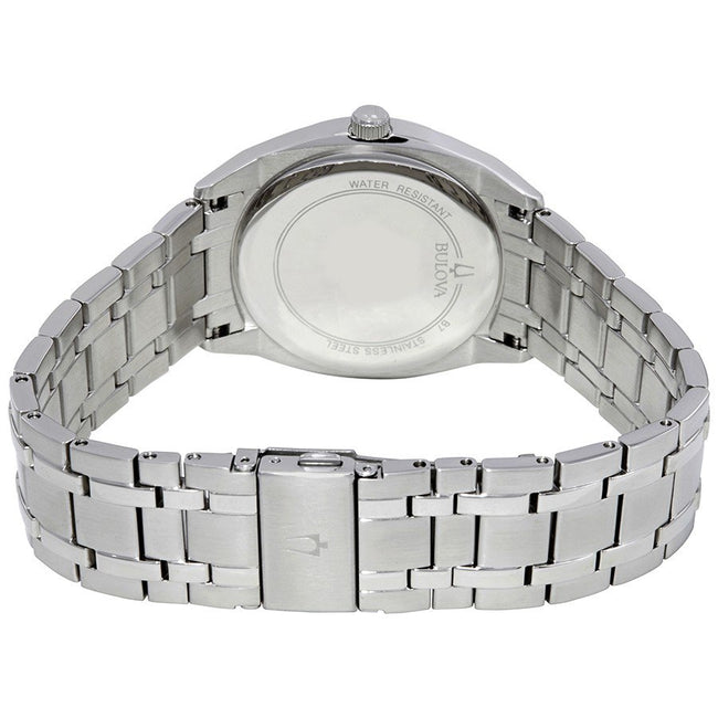 Bulova Herrenuhr 96C127 Klassisches Silbernes Zifferblatt