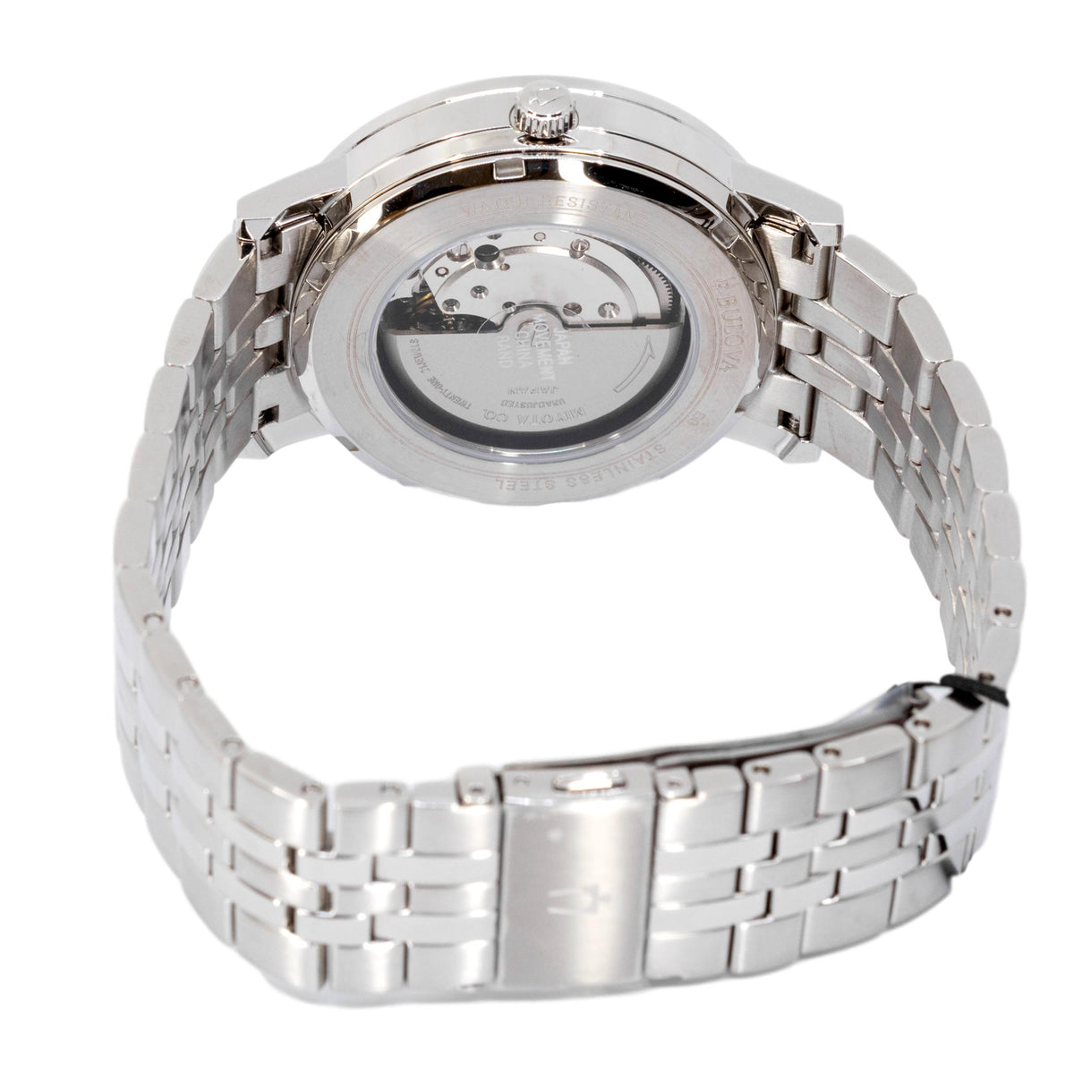 Bulova Herrenuhr 96C132 Klassisches schwarzes Zifferblatt