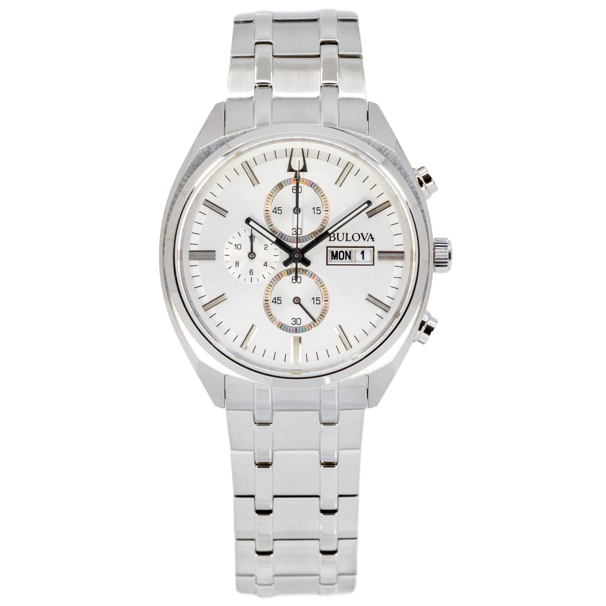 Bulova Herren 96C135 Classic Silber Zifferblatt Chrono Uhr
