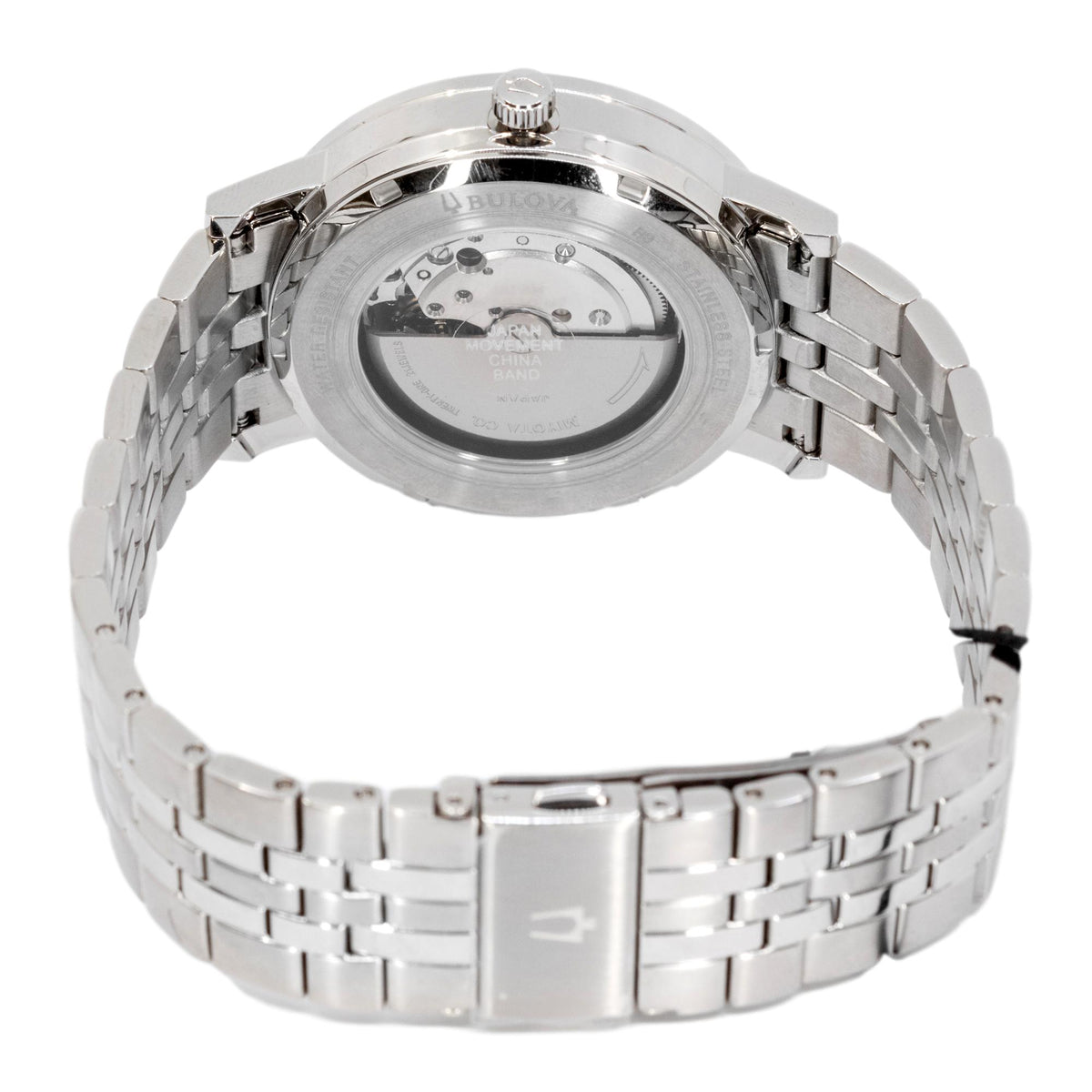 Bulova Herren 96C140 American Clipper Silber Zifferblatt Uhr