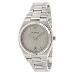 Bulova Damen 96M126 Kleid weißes Zifferblatt Uhr