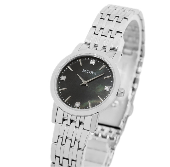 Bulova Damen 96P148 Diamant Quarz Uhr