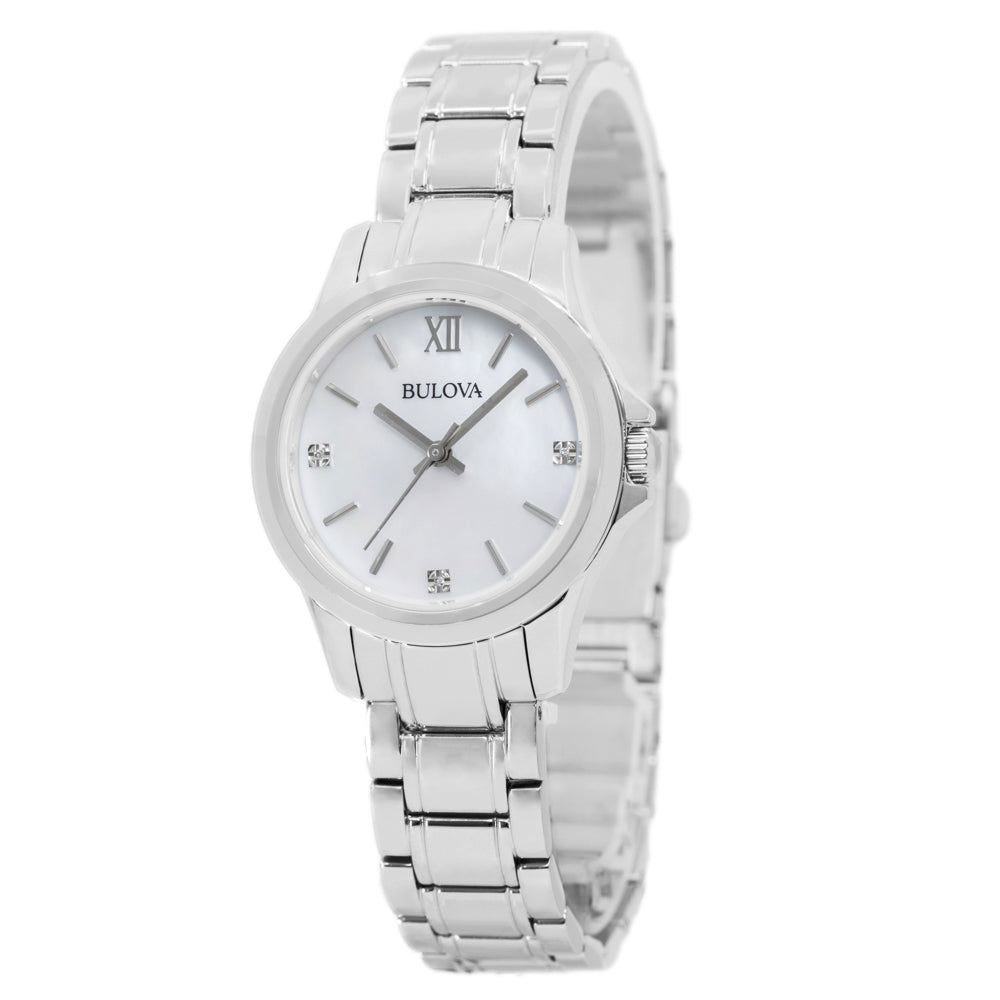 Bulova Ladies 96P152 Diamonds Quartz