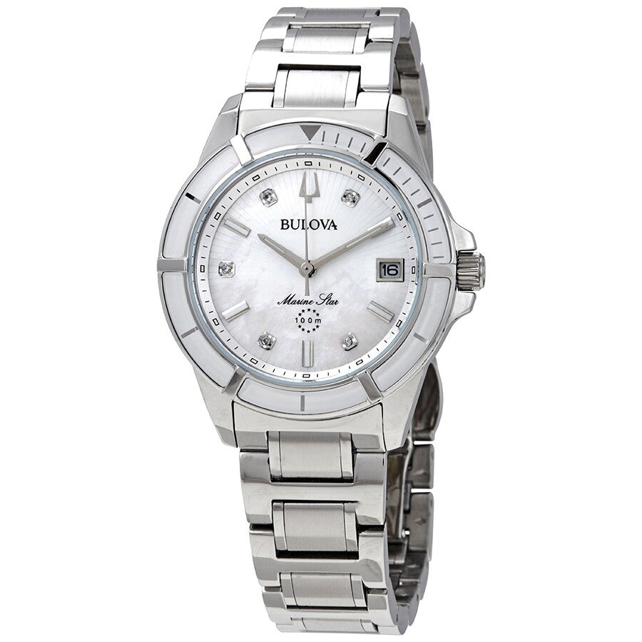 Bulova Women's 96P201 Marine Star Lady Quartz