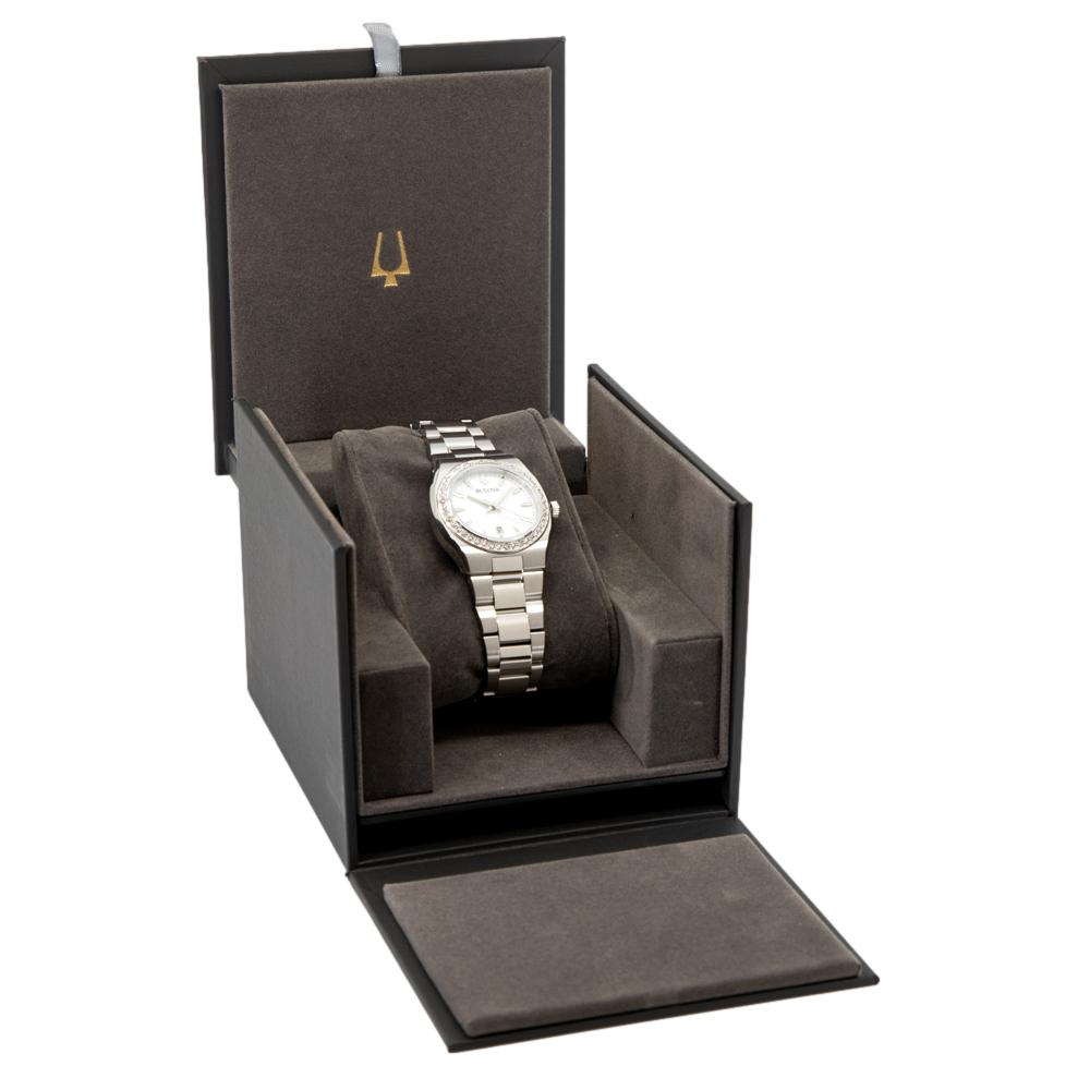 Bulova Ladies 96R245 Classic Surveyor Diamonds Watch