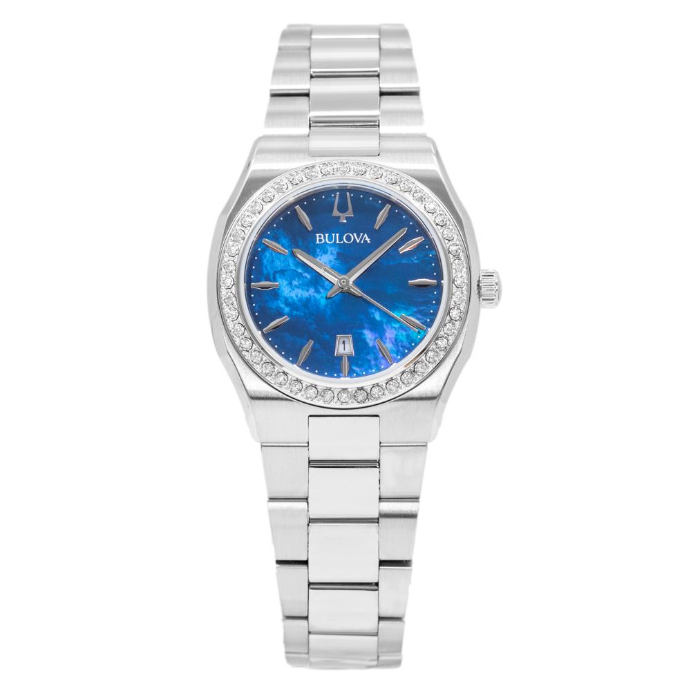 Bulova Ladies 96R246 Classic Surveyor Diamonds Quartz