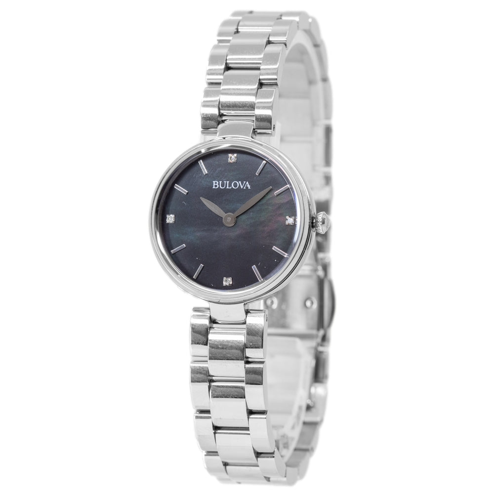 Bulova Women's 96S173 Classic Diamond 27mm Quartz