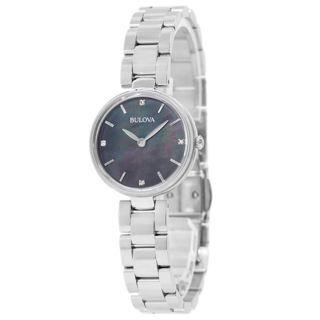 Bulova Women's 96S173 Classic Diamond 27mm Quartz