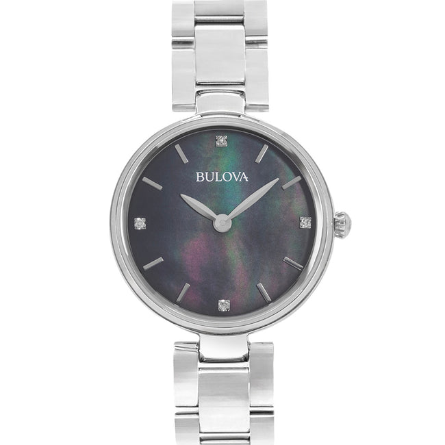 Bulova Women's 96S173 Classic Diamond 27mm Quartz