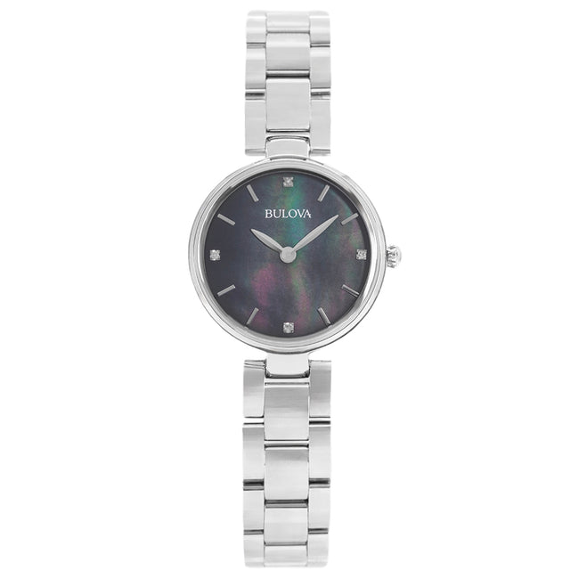 Bulova Women's 96S173 Classic Diamond 27mm Quartz