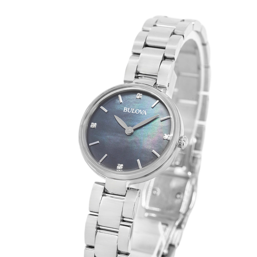 Bulova Women's 96S173 Classic Diamond 27mm Quartz