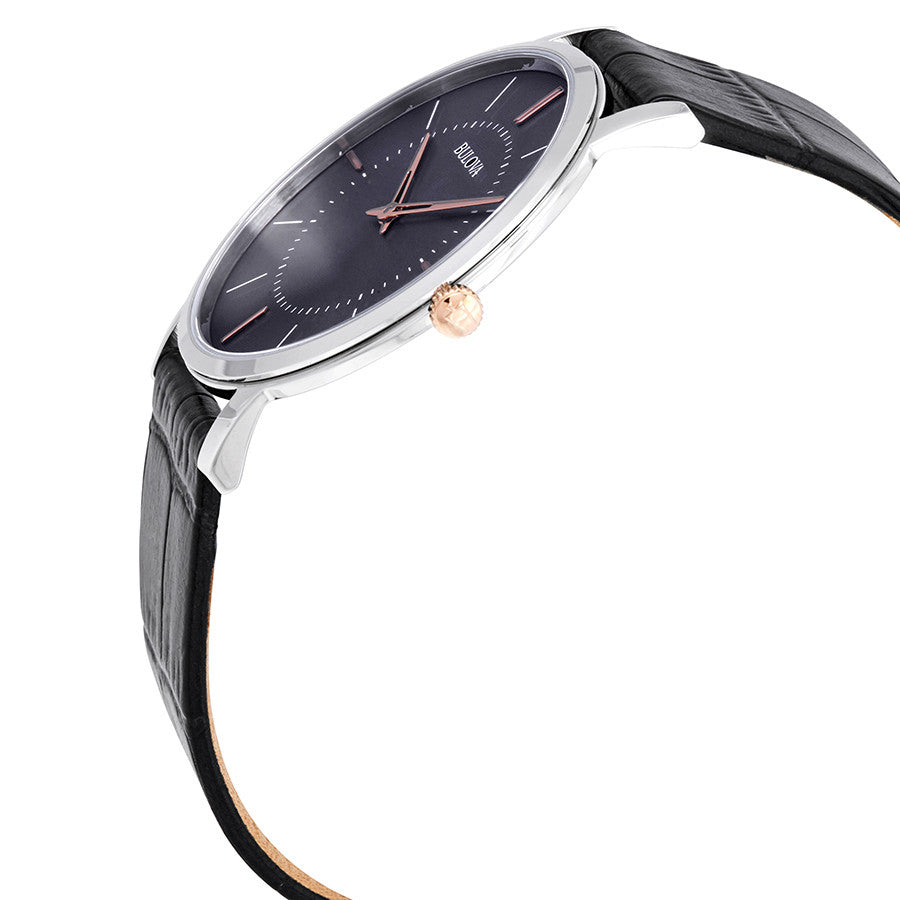 Bulova Herrenuhr 98A167 Klassisches schwarzes Zifferblatt