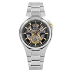 Bulova Herren 98A224 Schwarz-Skelett Zifferblatt Automatikuhr