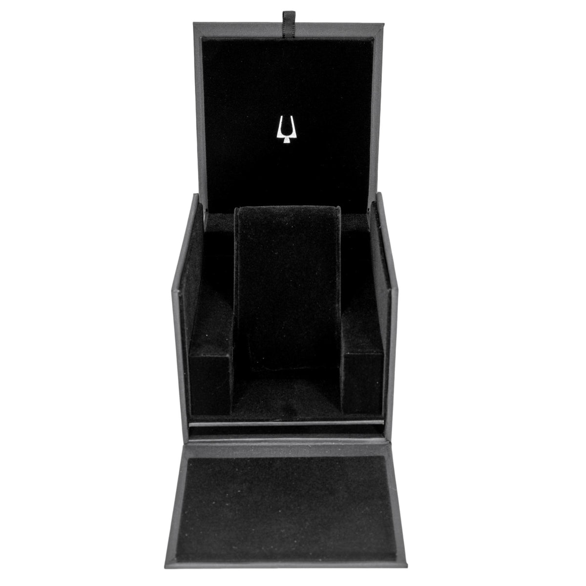 Bulova Herrenuhr 98A255 Hack Schwarzes Zifferblatt