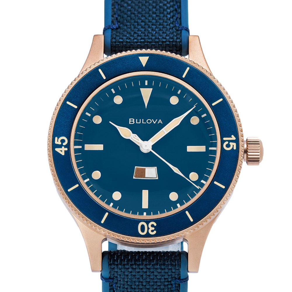 Bulova 98A325 Mil-Ships Bronze 150th Anniversary Special Ed.