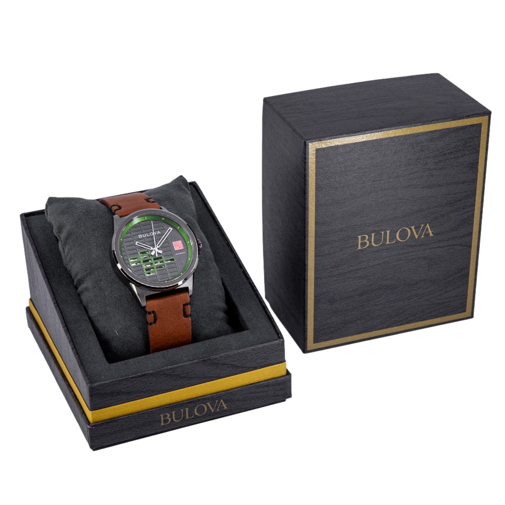 Bulova 98A330 Frank Lloyd Wright Kalil House Auto Ltd. Ed.