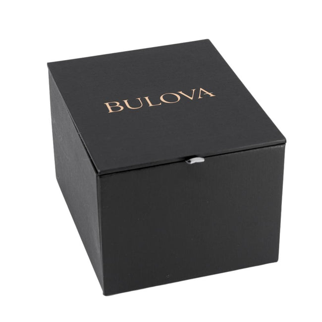 Bulova Men's 98B203 Marine Star Black Dial Watch