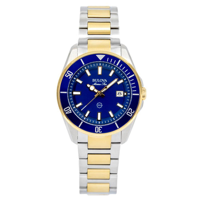 Bulova Herrenuhr 98B334 Marine Start TwoTone