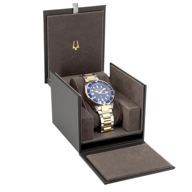Bulova Herrenuhr 98B334 Marine Start TwoTone
