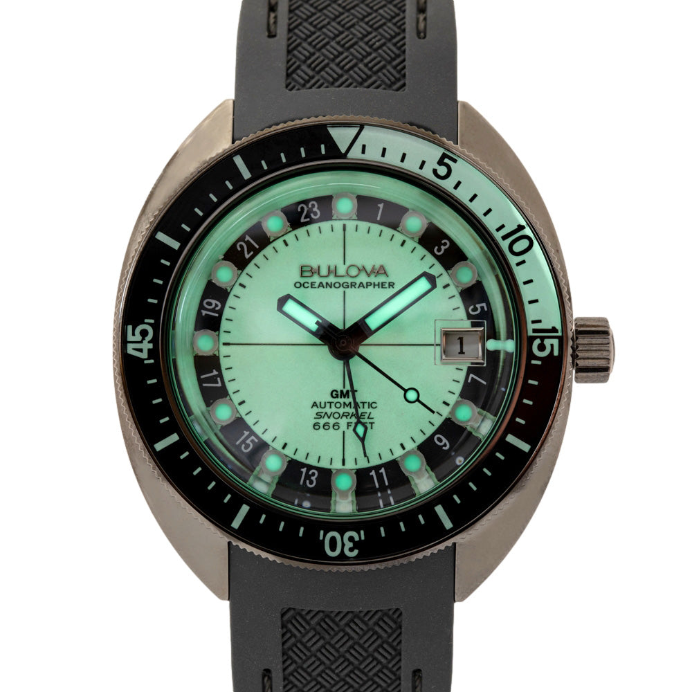 Bulova Men's 98B407  Oceanographer GMT Mechanical